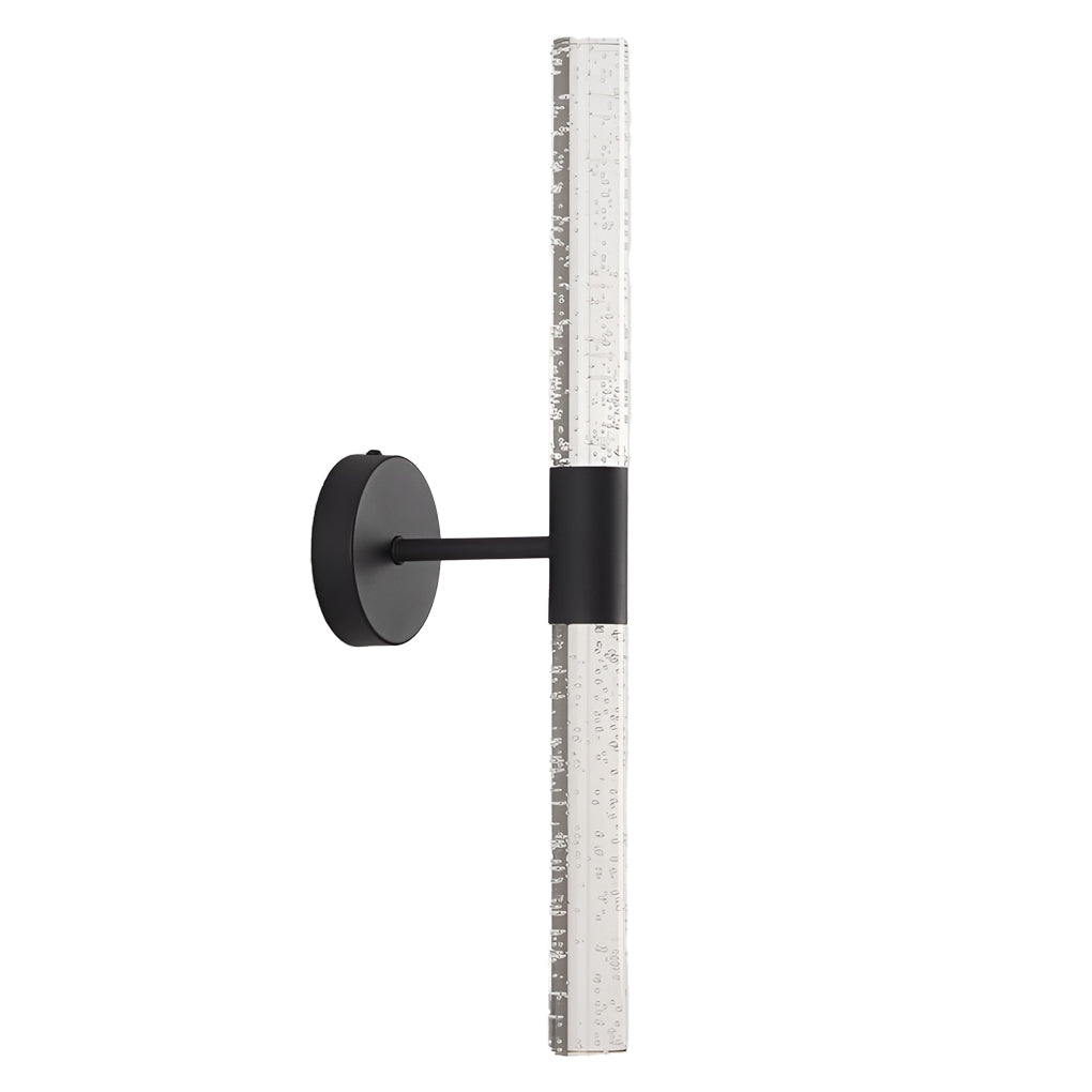 Cylinder LED Wall Sconce in Iron and Acrylic for Modern Interiors