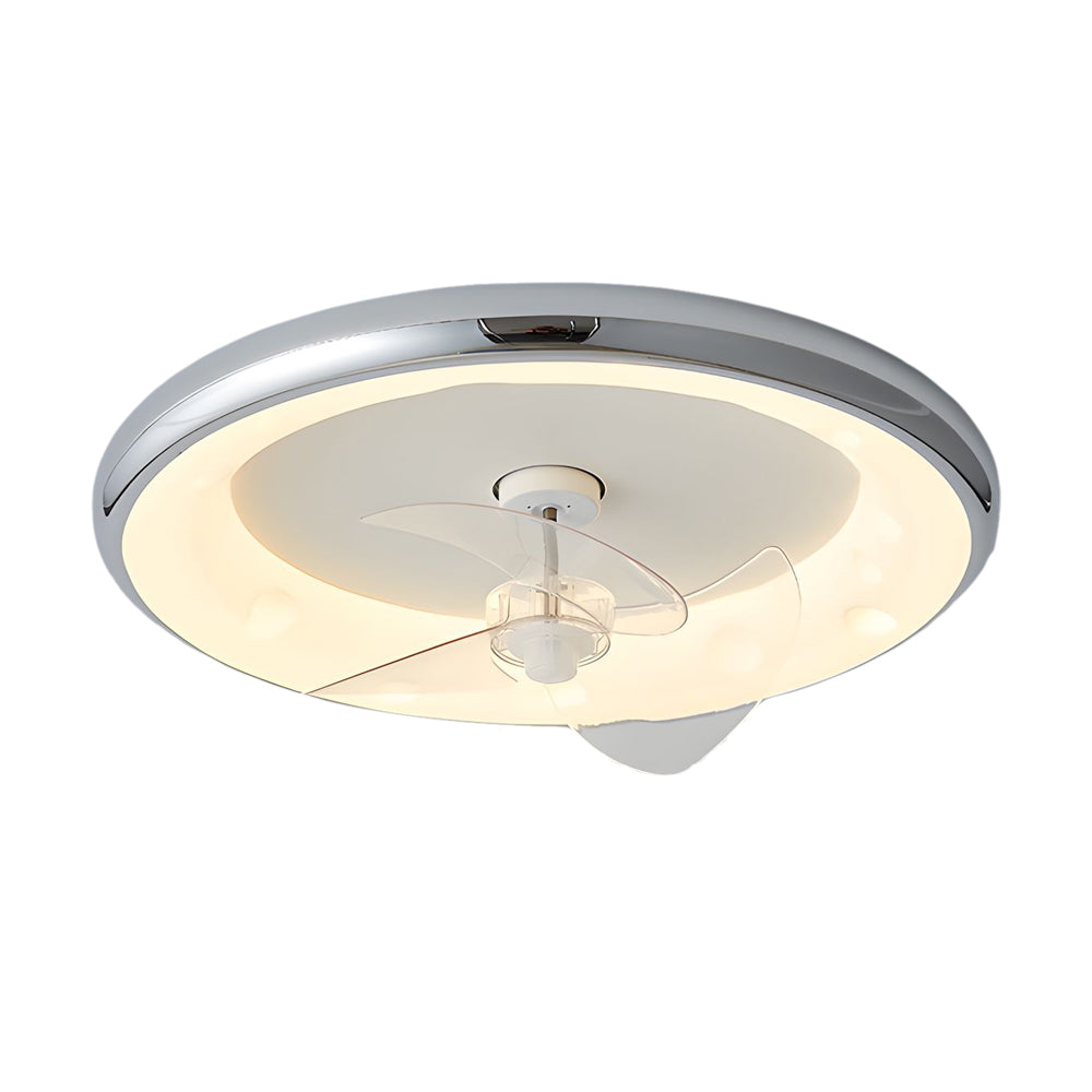 Remote Controlled Modern 4 Speed Led Ceiling Fan Lamp 3 Blades