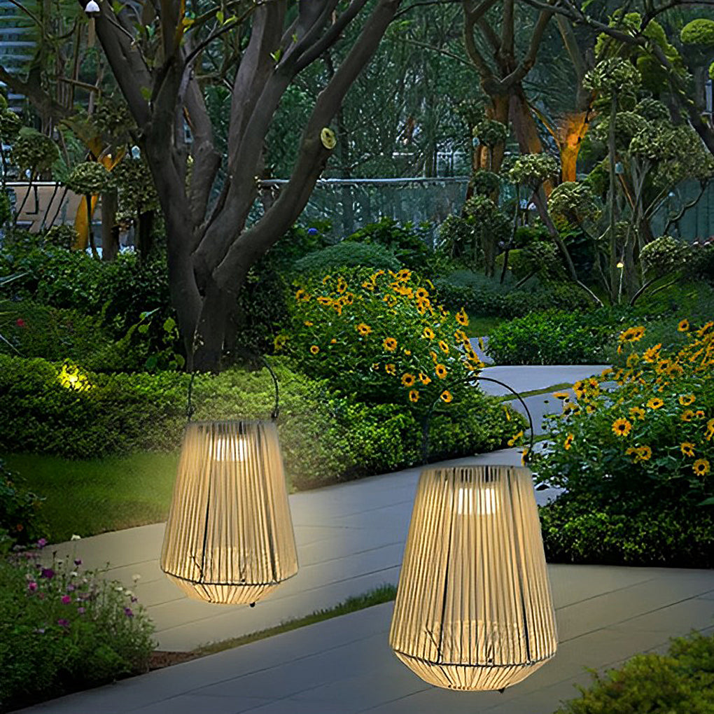 Portable Handmade Solar Outdoor Lantern Ha085474