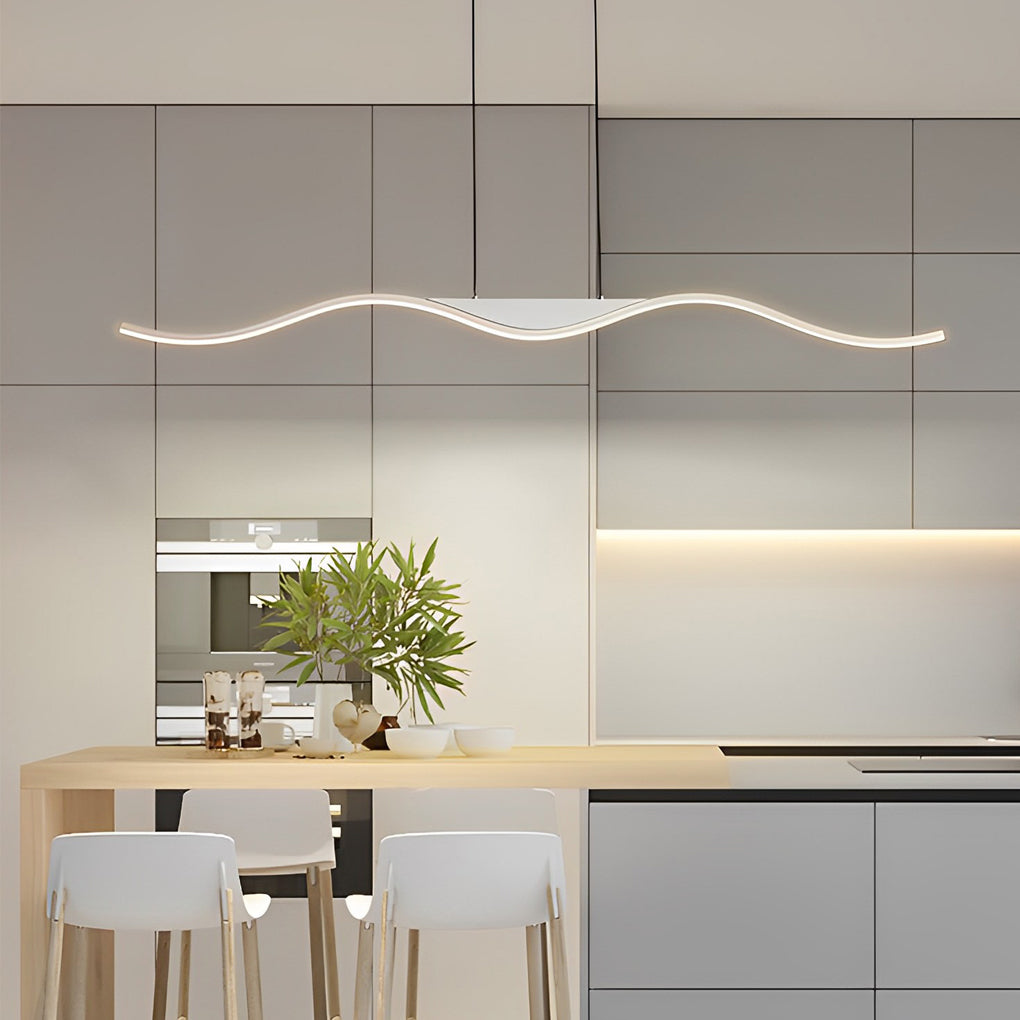 Minimalist Wave Modern Chandelier Ha098564