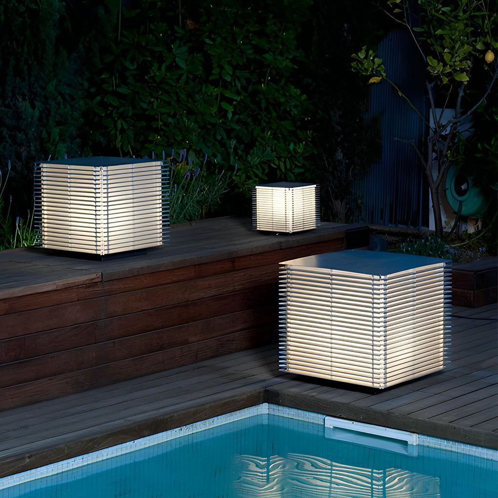 Square Outdoor Lights Lawn Lamp Ha091172