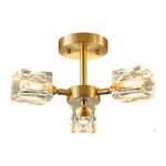 3 4 5 6 Light 180 Adjustable Crystal Shades Ceiling Light Fixture