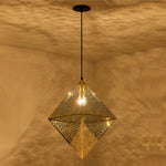 Geometric Polyhedral Pendant Light Ha082220