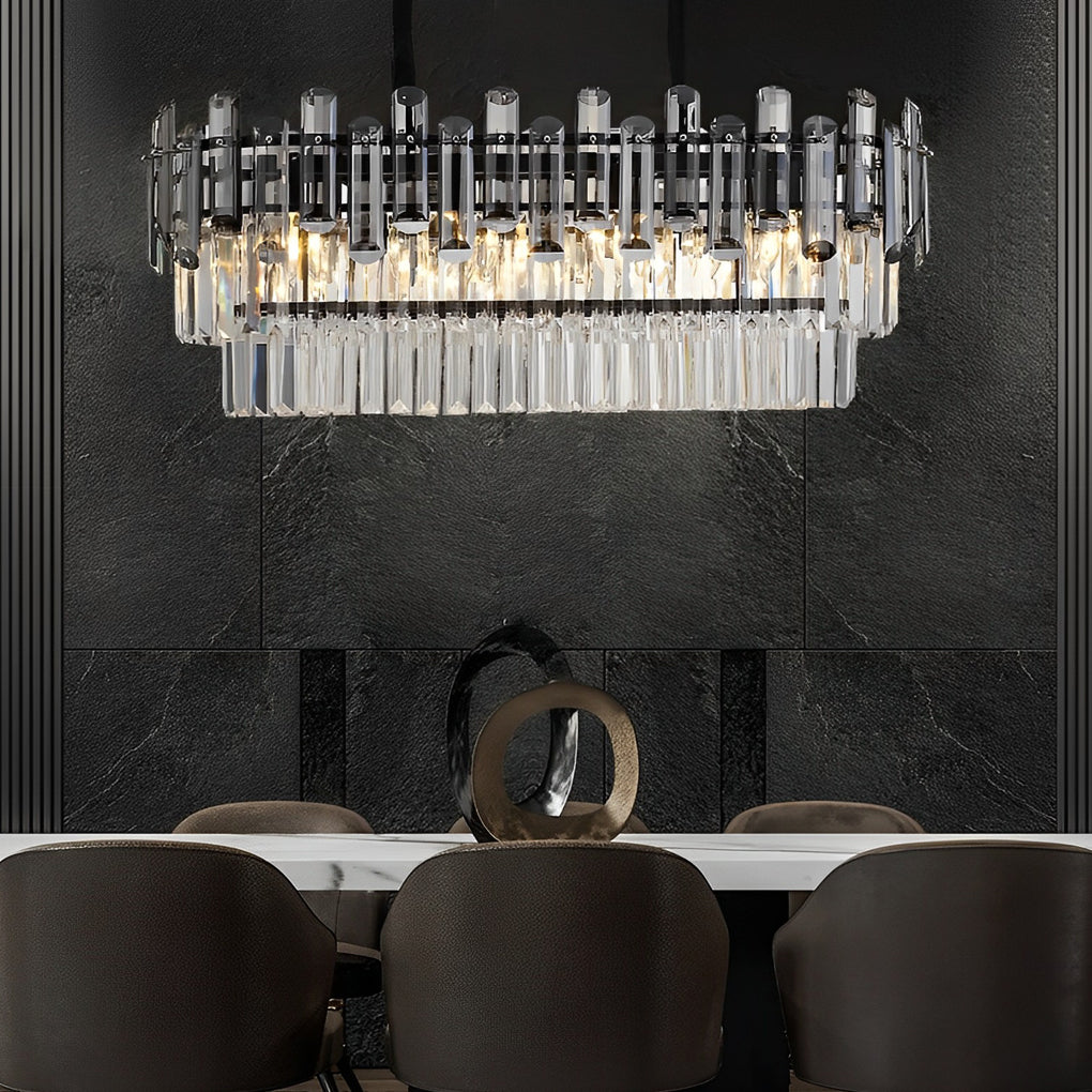 Rectangular Crystal Chandelier Ha091692