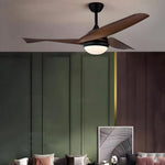 52 In 3 Blade Led 6 Speed Quiet Ceiling Fan With Light And Remote Control