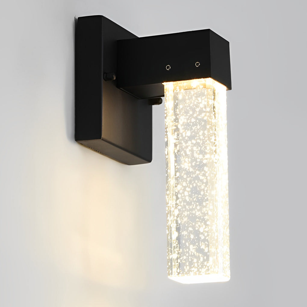 10W Crystal Black Outdoor Wall Lamp Li002109