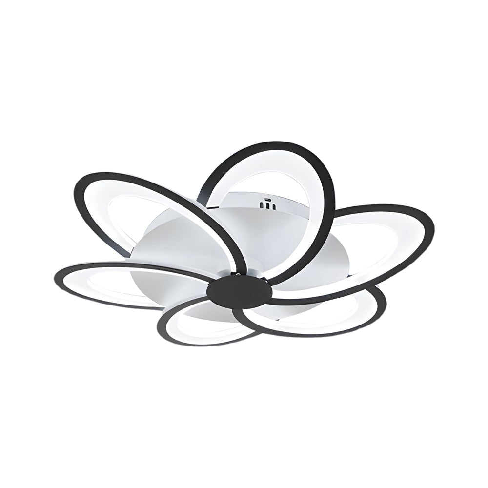 Modern Petal Flush Mount Light Acrylic Led Flower Shape Ceiling Lamp