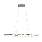 Linear Island Suspended Lighting Fixture Modern Led Pendant Light For Dining Room