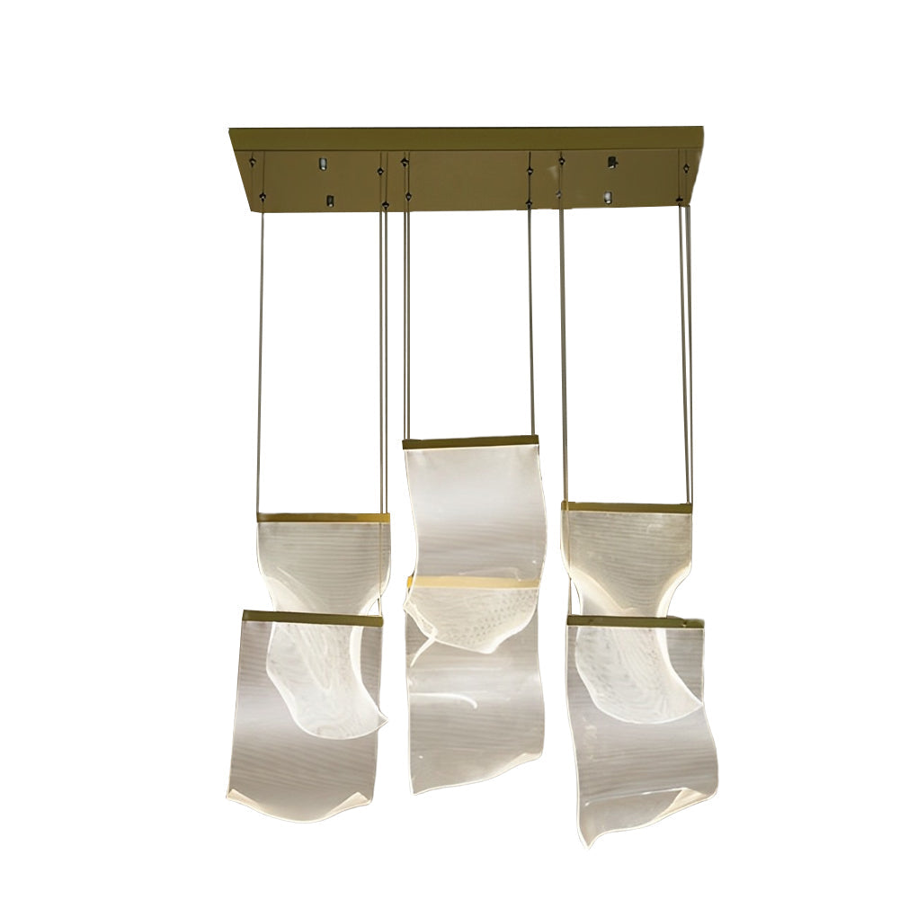 Irregular Curl Led Nordic Chandelier Ha084765
