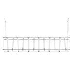 6 12 Light Acrylic Tube Geometric Long Designer Led Island Pendant Light