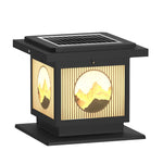 Mountain Scenery Solar Post Caps Light Ha085041