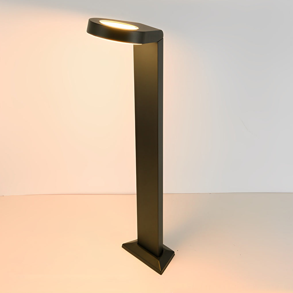 Modern Aluminum LED Lawn Lamp – Minimalist Black Outdoor Landscape Lighting