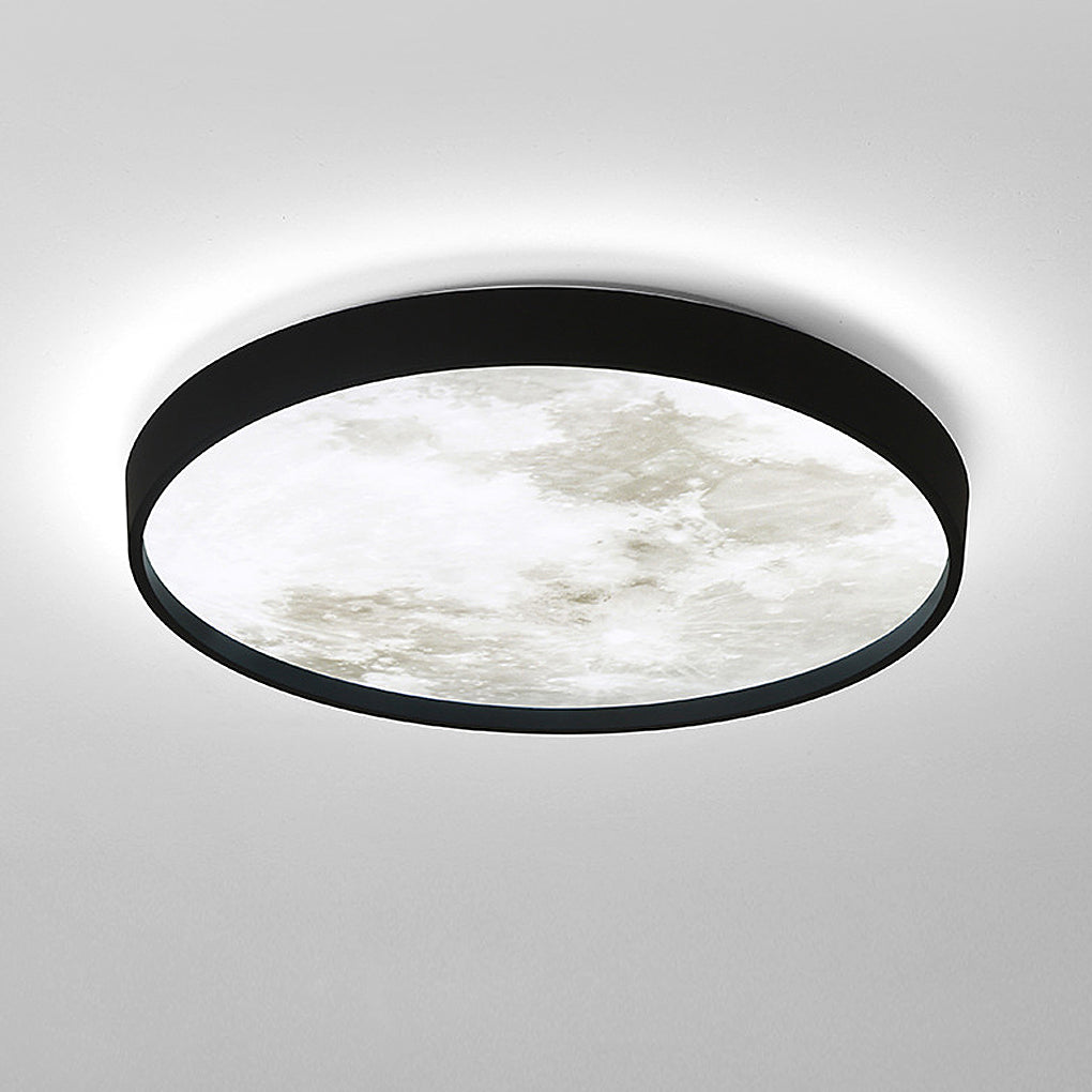 Creative Moon Modern Flush Mount Lighting Li002176