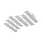 4 6 Lights White Metal Line Dimmable Led Ceiling Light