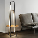 Modern 63 Inch Metal Led And Tray Floor Lamp For Living Room