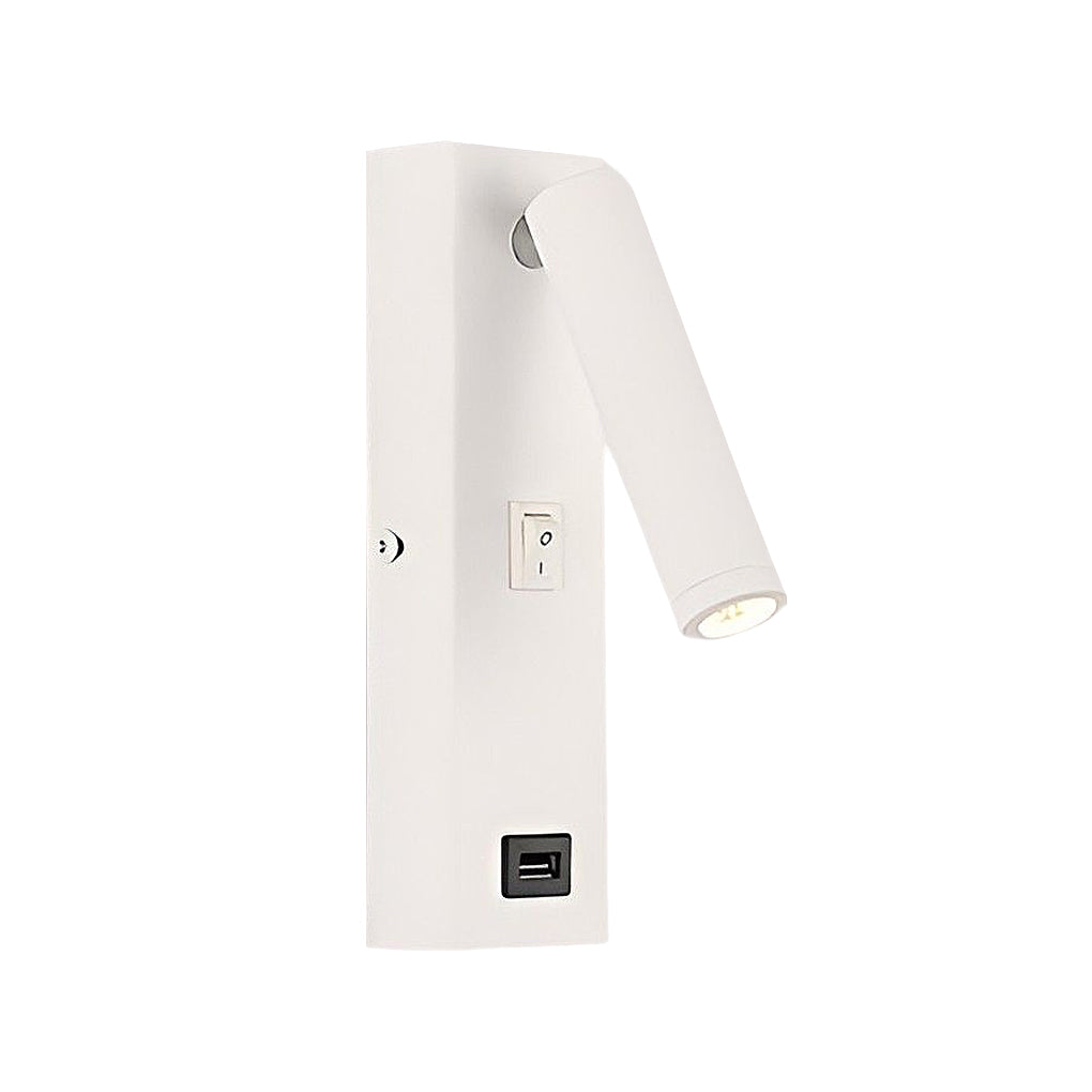 Rectangular Wall Lamp With Switch Usb Charging Port Li002008