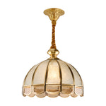 Classic Glass Flowers Elegant 3 Step Dimming European Style Chandelier