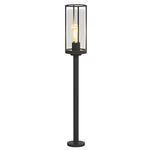 Lumina Round Stainless Steel Outdoor Wall & Post Light in Matte Black