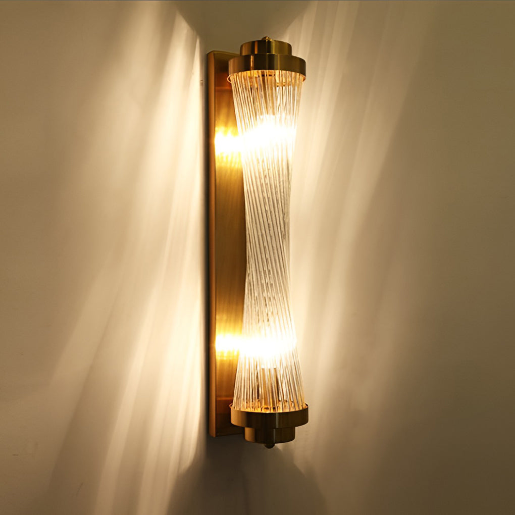 Adjustable Warm White Light Led Crystal Golden Nordic Wall Lamp Wall Sconce Lighting