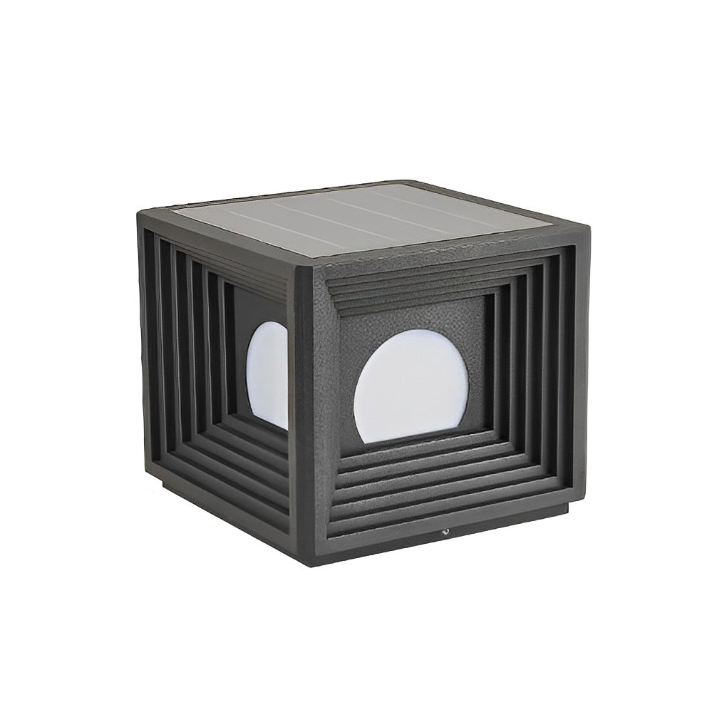 Square Solar Fence Post Light Ha092534
