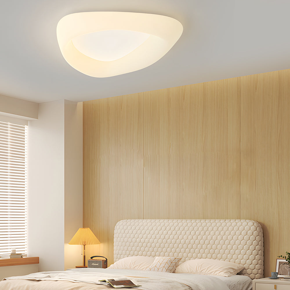 Creative Cobblestone Led Three Step Dimming Modern Ceiling Lights Fixture