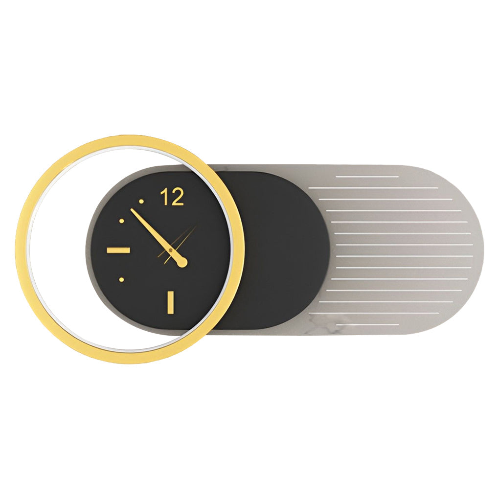 Creative Mute Clock Shaped Wall Lamp Li001948