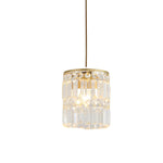 Cylindrical Crystal Shade Hanging Light Li002465