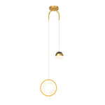 Round Oval Creative Starry Projection 3 Step Dimming Nordic Pendant Lights 1