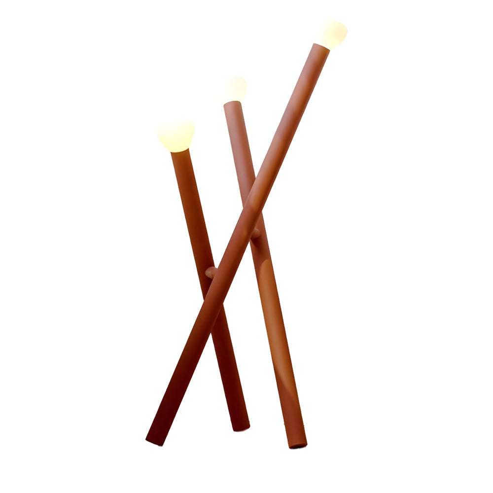 3 Light Minimalist Modern Stick Floor Lamp