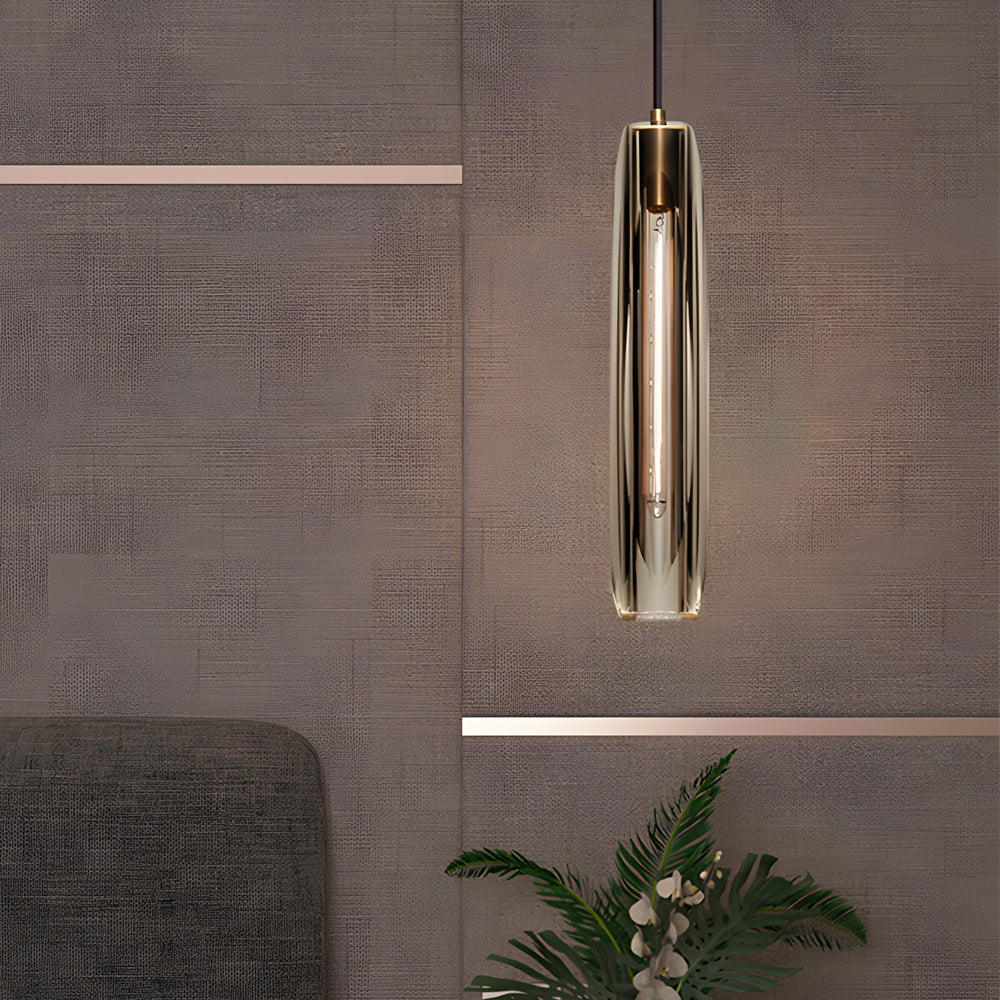 Long Crystal Tungsten Filament Led Bulb Post Modern Pendant Lights