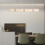 Led Crystal Linear Suspension Lamp Long Island Lighting