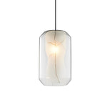 Double Glass Lampshade Pendant Light Ha088341