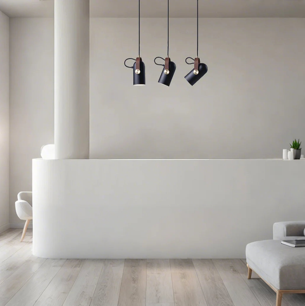 Nordic Modern Rotatable Wooden Pendant Lamp
