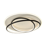 Round Ring Three Step Dimming Creative Nordic Led Ceiling Lights Fixture