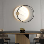Dia 13 26 Round Marble Decorative Led Wall Sconces For Home