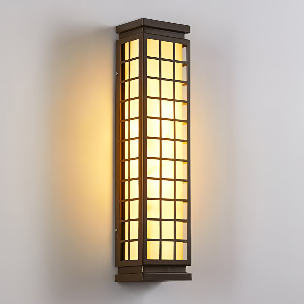 Classic Rectangular Vintage Outdoor Wall Light