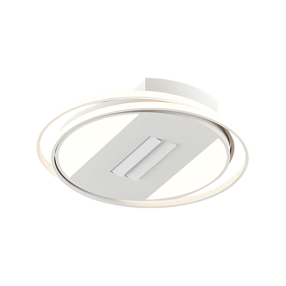 Square Round Stepless Dimming Led Mute White Modern Bladeless Ceiling Fans Li002758