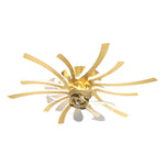 Creative Flowers Three Step Dimming Luxury Modern Ceiling Fan With Light