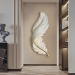 Feather Wall Lamp Art Deco LED Sconce for Modern Interiors