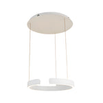 Modern C Shaped Pendant Light With Adjustable Height