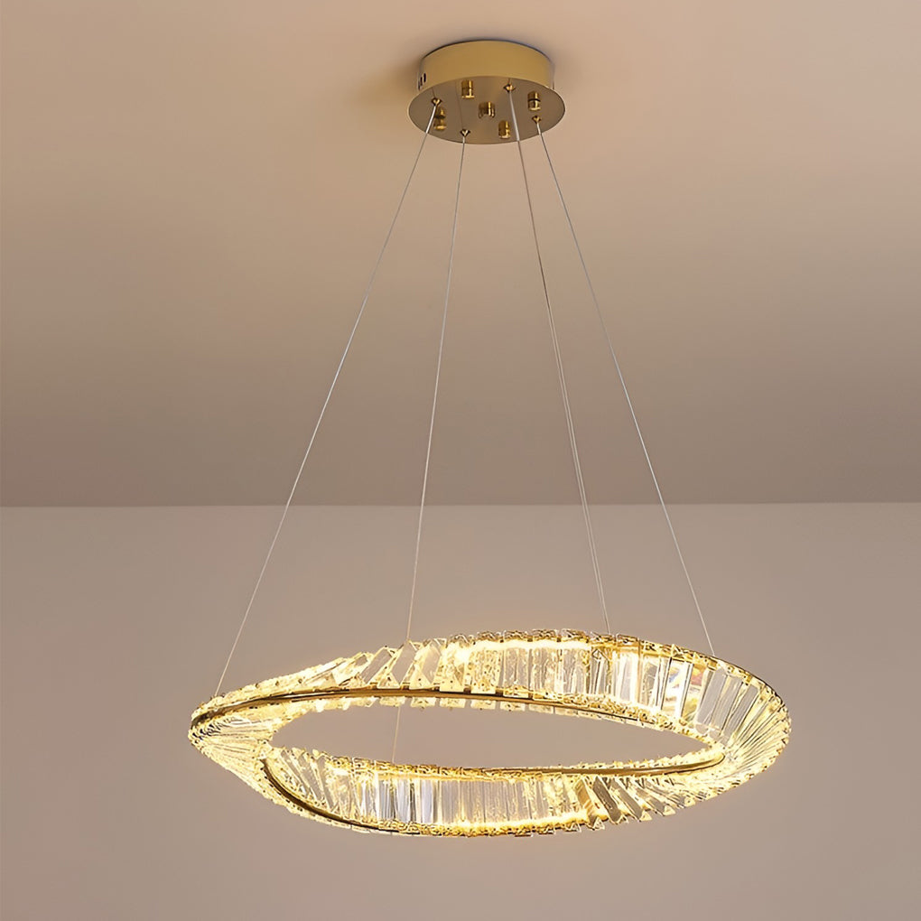 Creative Ring Modern Crystal Chandelier Li001965