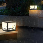 Mountain Scenery Solar Solar Post Caps Lights Li002268