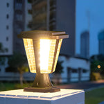 Motion Sensor Light Control Modern Solar Post Caps Lights Li002142