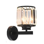 Round Crystal Glass Postmodern Wall Lamp Li002139
