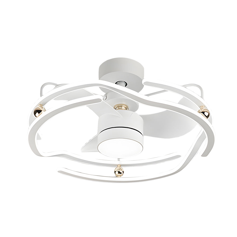 23 6 Low Profile Ceiling Fan With Dimmable Light And Remote
