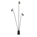 Classic Industrial Black Multi Head Led Floor Lamp