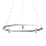 Aurelia Round LED Chandelier with Adjustable Spotlights for Modern Interiors