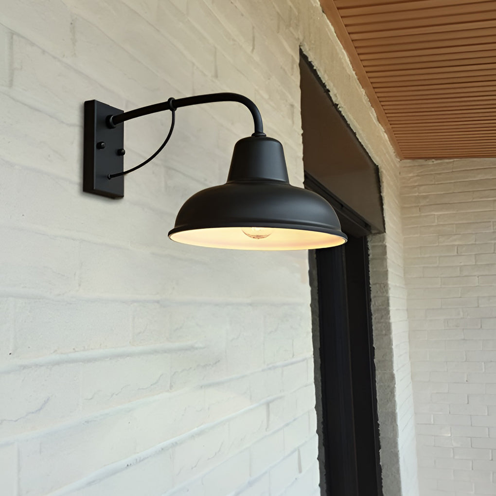 Vintage Trumpet Shaped Led Waterproof Outdoor Wall Lamp