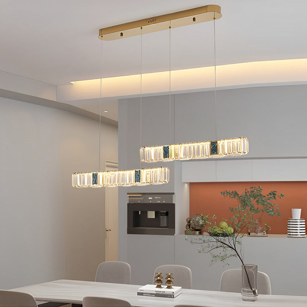 2 Strips Dining Room Chandeliers Ha090640