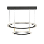 Simple Ring Three Step Dimming Circles Modern Chandelier Hanging Lights